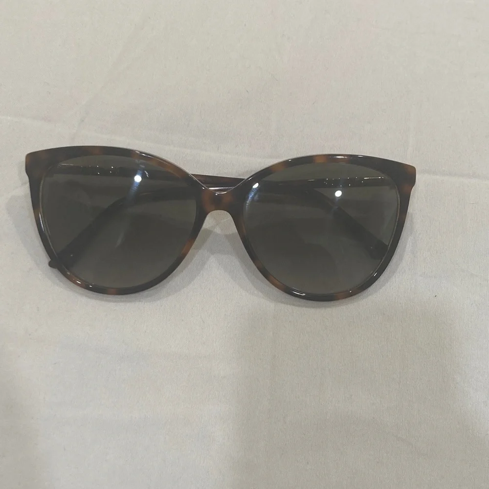 Jimmy Choo Tortoise Cat-Eye Sunglasses - Brown
